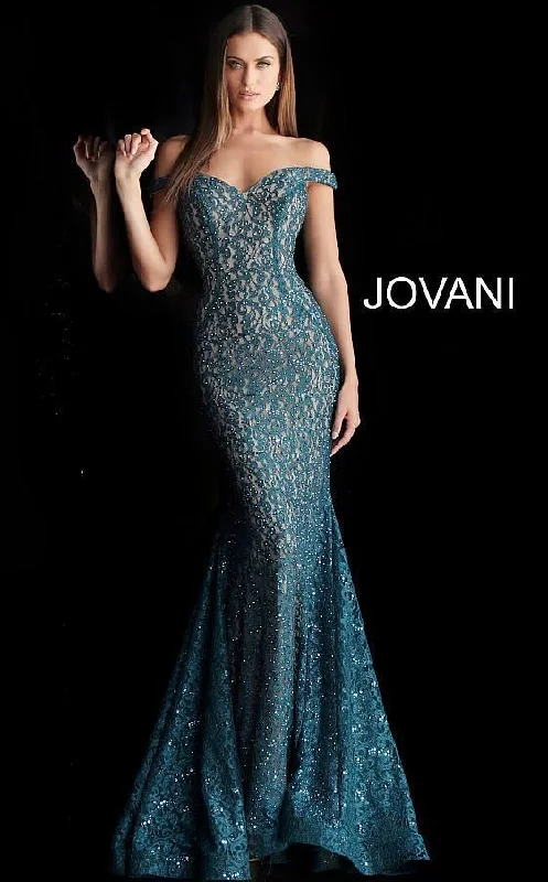 Jovani 64521 Prom Long Mermaid Formal Lace Dress Sale