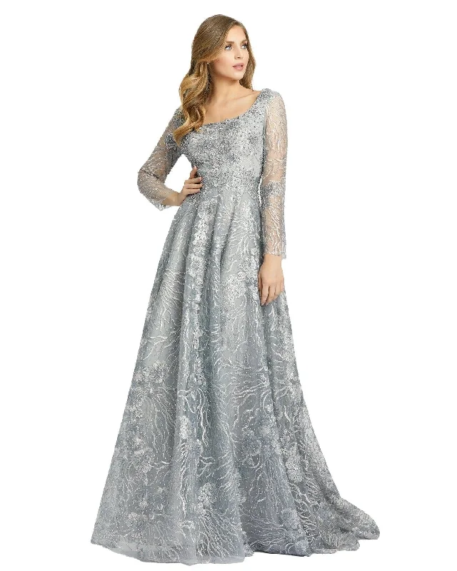 Mac Duggal 20285 Long Sleeve Formal Lace Gown