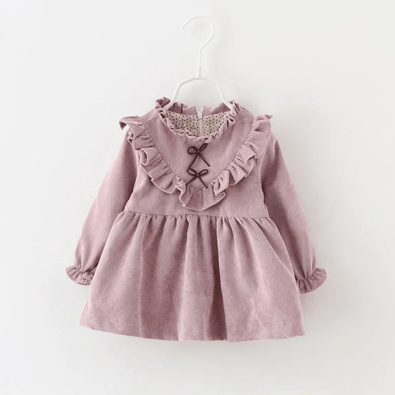 2021 Spring New Korean Dress Children'S Skirt, Baby Girl Dress, Baby Spring Blouse, Corduroy