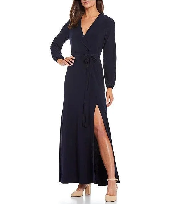 Marina Long Sleeve Formal Evening Dress