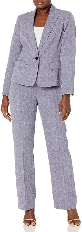 Le Suit Long Formal Two Piece Pant Suit Dress