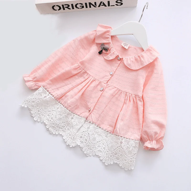 Factory Direct 2021 Autumn Children'S Wear, Baby Korean Version, Long Sleeved Pure Cotton Dress, Girl Princess Dress, Foreign Trade Clothing