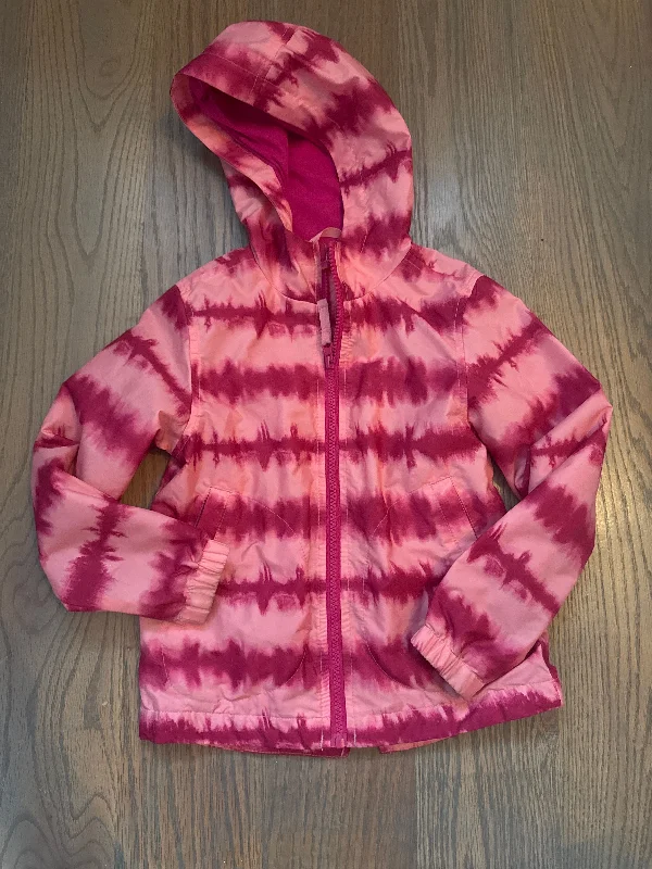 Cat & Jack Pink Lightweight Jacket Windbreaker material, also lined. Pockets. XS 4/5 4T