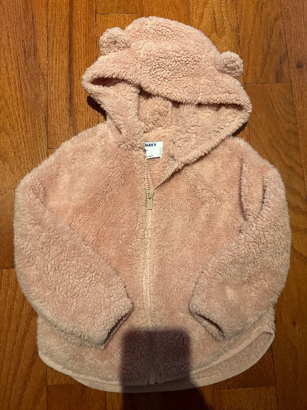 Old Navy Pink Sherpa hoodie 3T