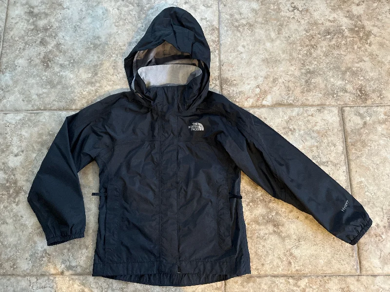 The north face Excellent condition xxs black hooded rain jacket 5T/5