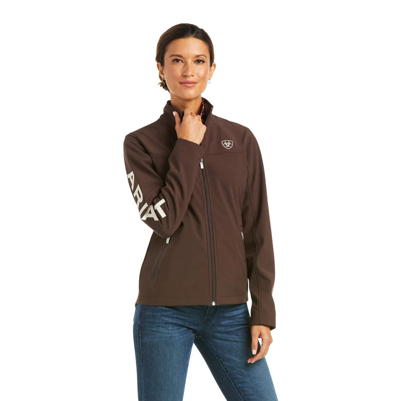 Ariat Women's New Team Softshell Jacket, Coffee Bean