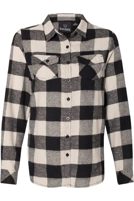 Burnside Women´s Yarn-Dyed Long Sleeve Flannel Shirt