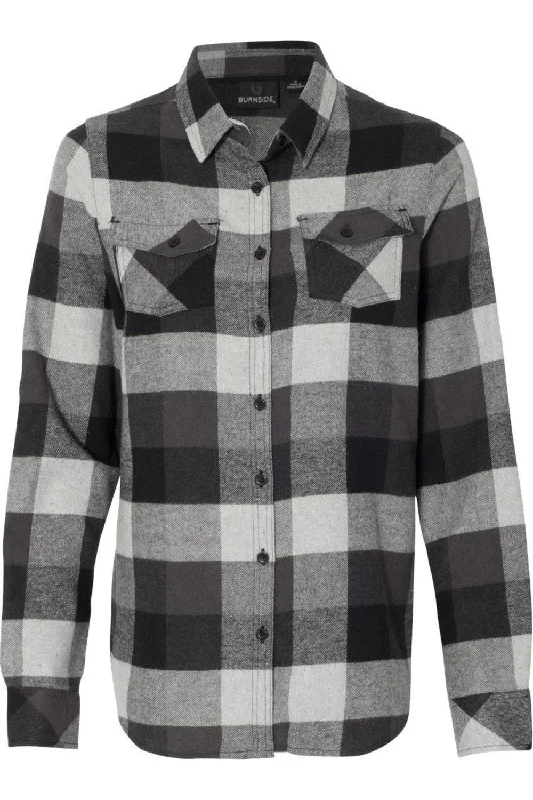 Burnside Women´s Yarn-Dyed Long Sleeve Flannel Shirt