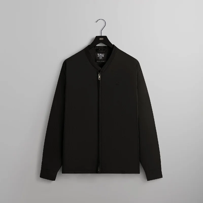 Kith & Giorgio Armani Zip Shirt - Black