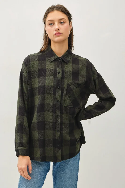 BUFFALO PLAID OVERSIZE SHIRT