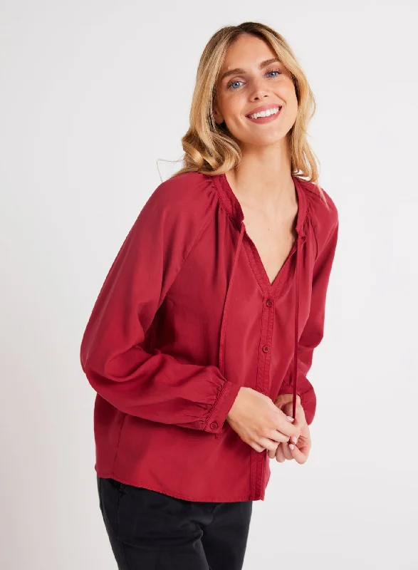 FULL SLEEVE RAGLAN BUTTON DOWN SHIRT