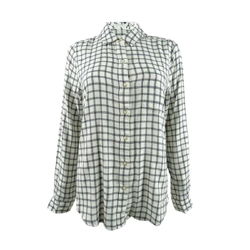 Lucky Brand Women's Classic Plaid Shirt