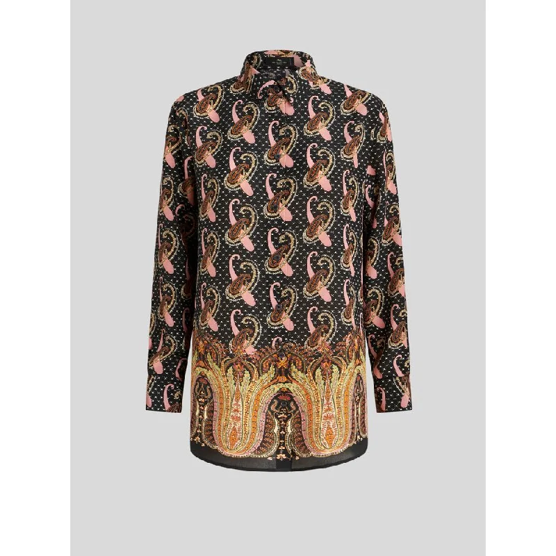 PAISLEY CRÊPE DE CHINE SHIRT