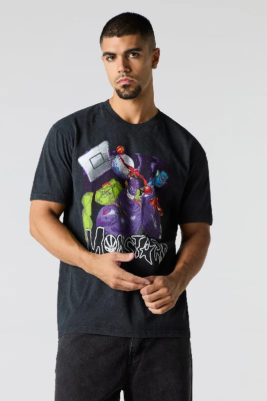 Space Jam Monstars Unisex Graphic Washed T-Shirt