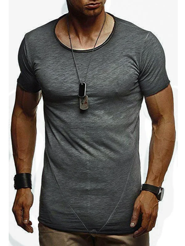 Mens Fashion Casual Short Sleeve T-Shirt