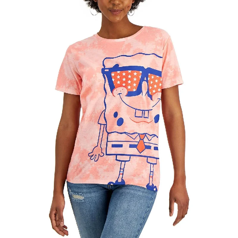 Nickelodeon Womens Spongebob Boyfriend Tee Graphic T-Shirt