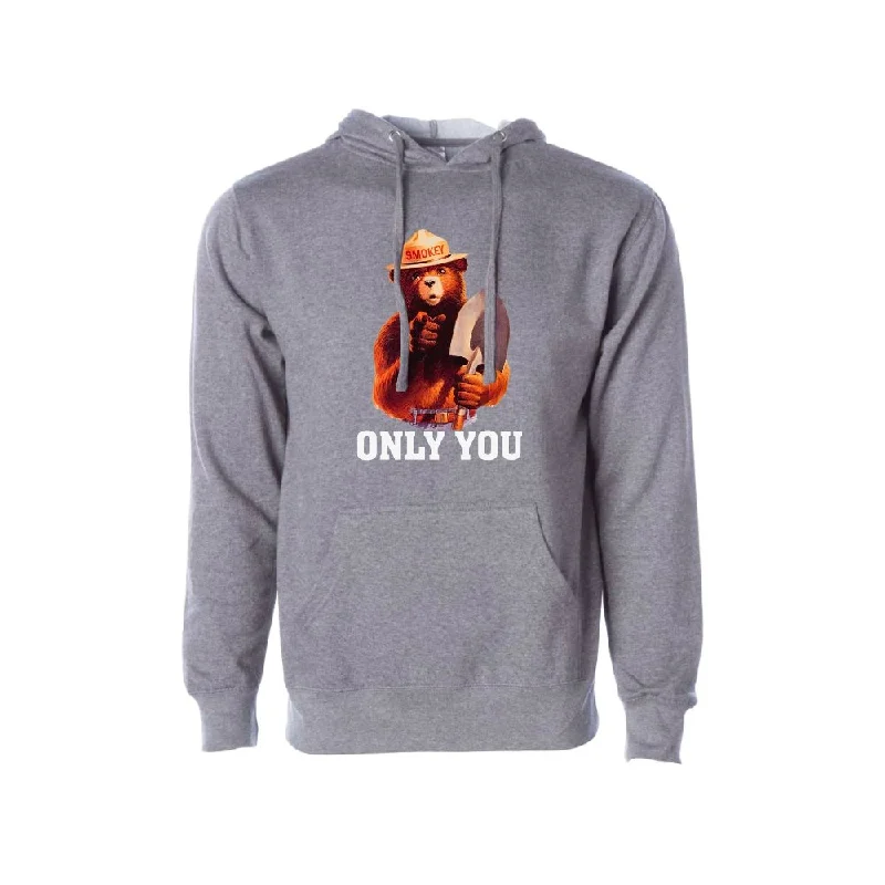 Smokey Bear Only You Hoodie (Unisex)