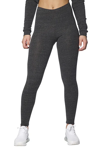 Eco Triblend Spandex Jersey Leggings - Women's