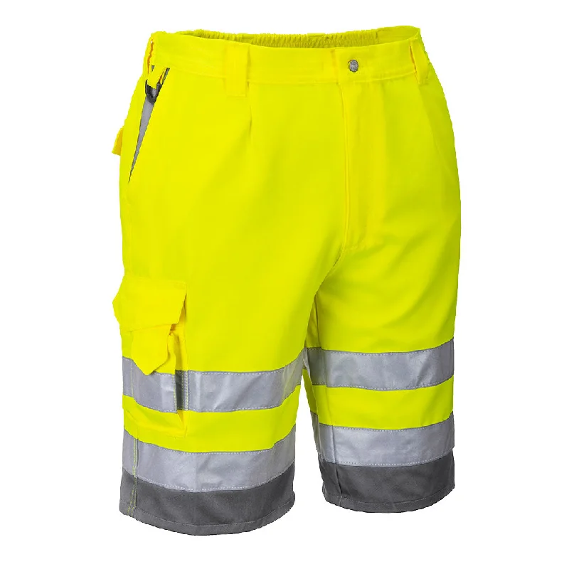 Hi-Vis Polycotton Shorts - Classic Fit