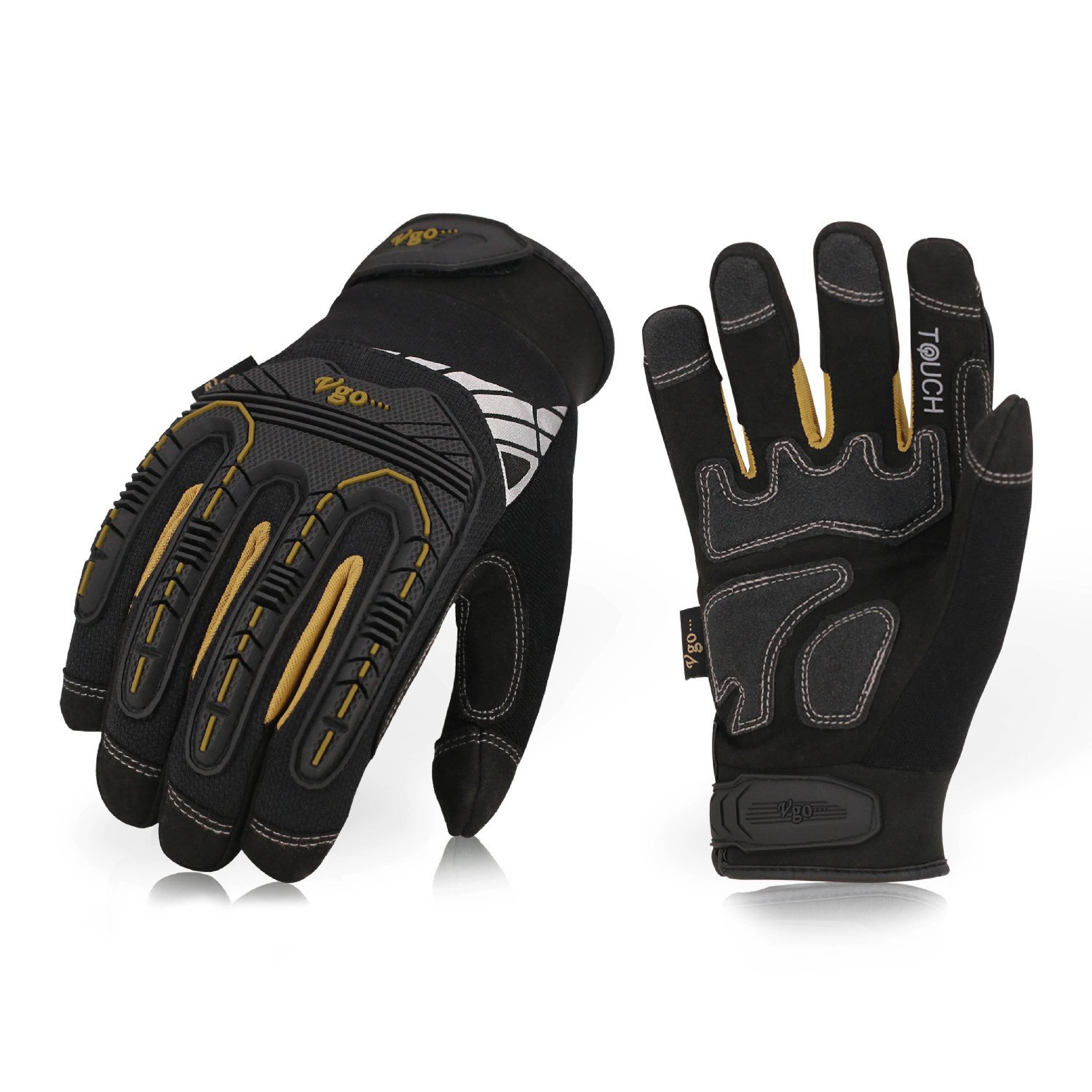 Impact Abrasion Vibration Protective Mechanic Glove