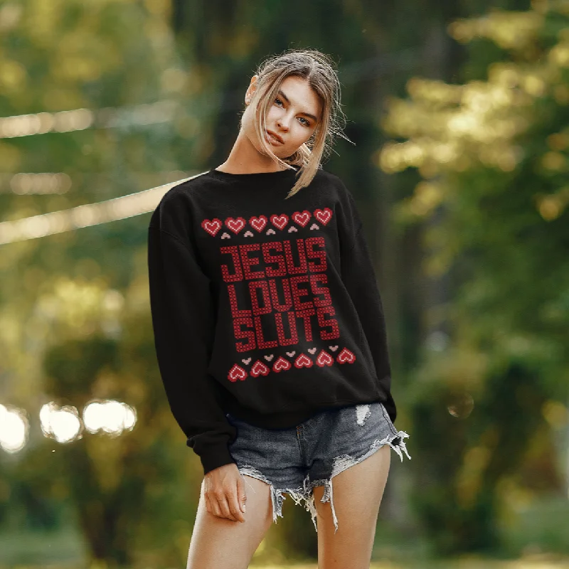 *Jesus Loves Sluts Unisex Christmas Sweater