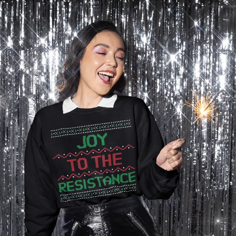 Joy To The Resistance Ugly Christmas Unisex Sweatshirt