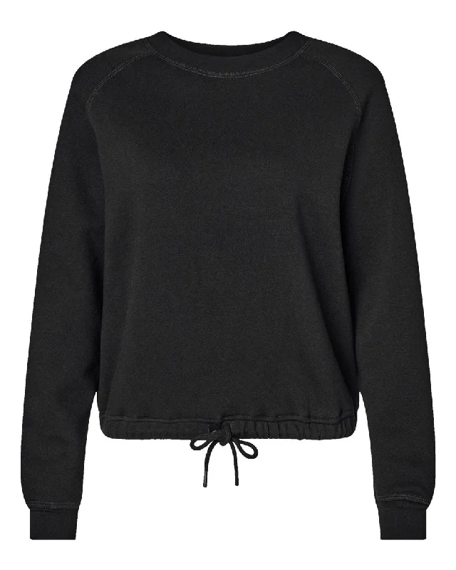 LAT Women's Relaxed 3-End Boxy Fleece Crewneck Sweatshirt