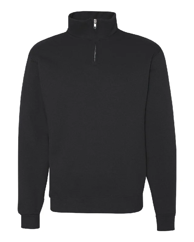 Cadet Collar Quarter-Zip Sweatshirt - Classic Fit