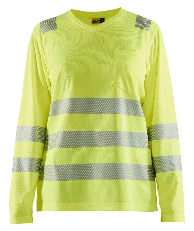 Women's Blaklader Hi-Vis Long Sleeve T-Shirt