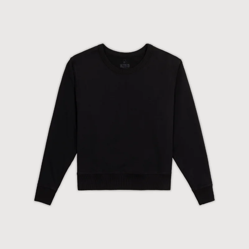 Women's Classic Crewneck - Jet Black