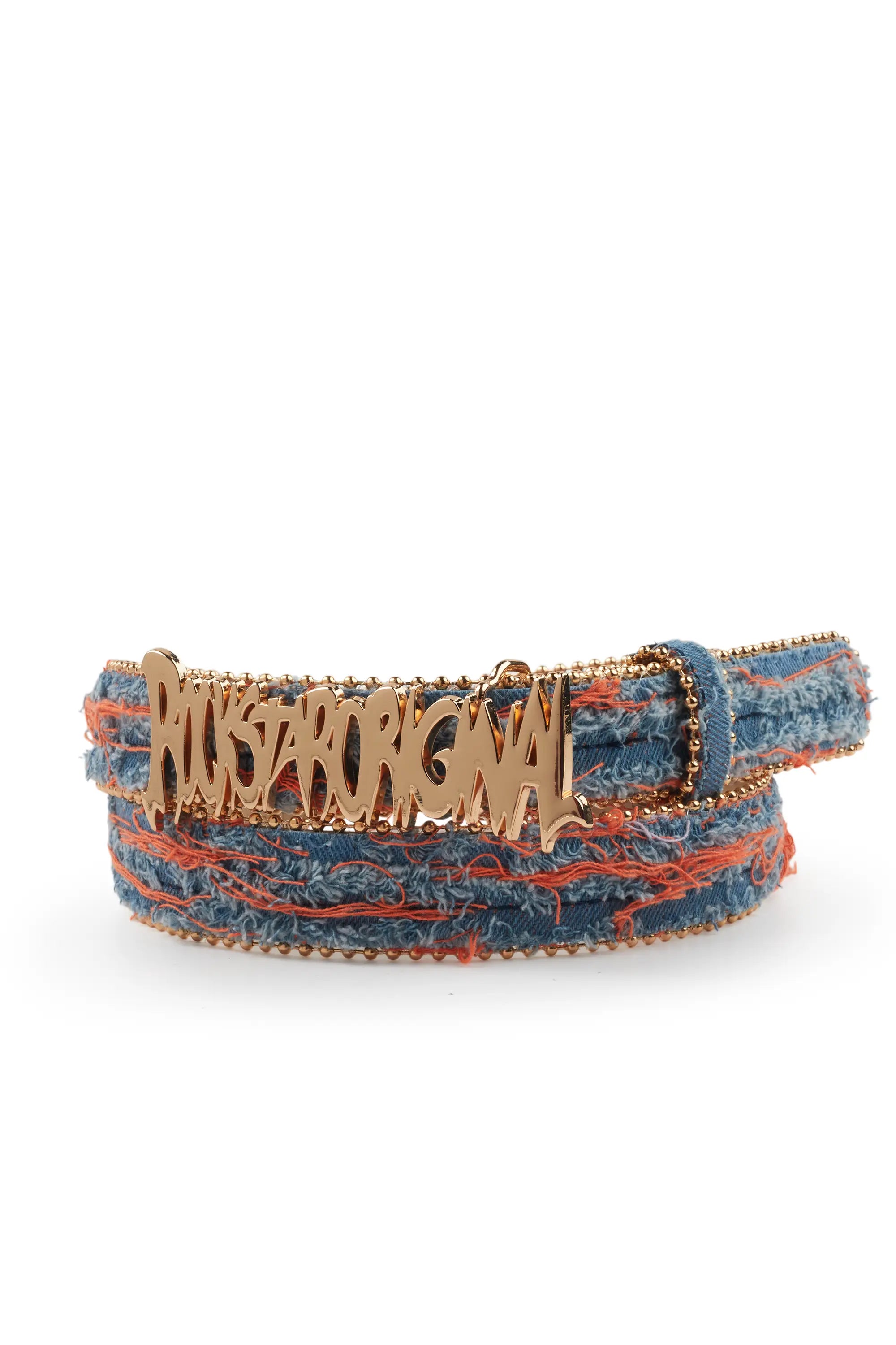 Rayelle Blue/Orange Denim Belt