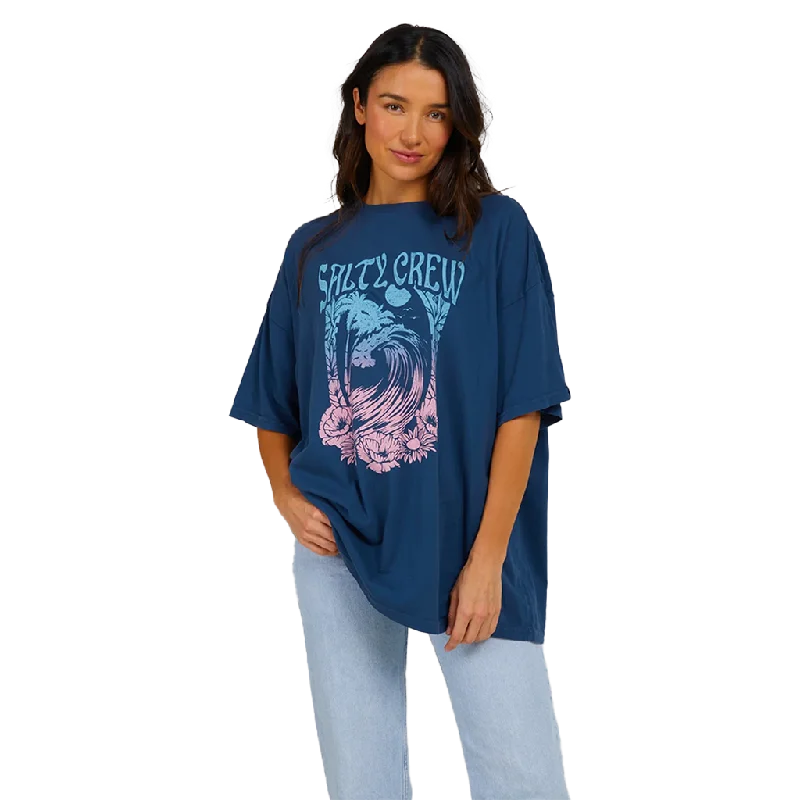 Salty Crew Big Wave Denim Cover Up Tee