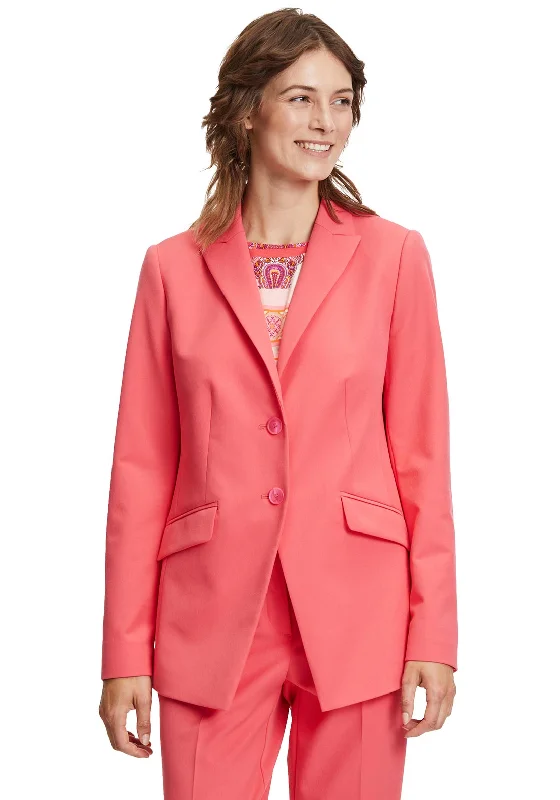 Betty Barclay Straight Fit Blazer, Coral