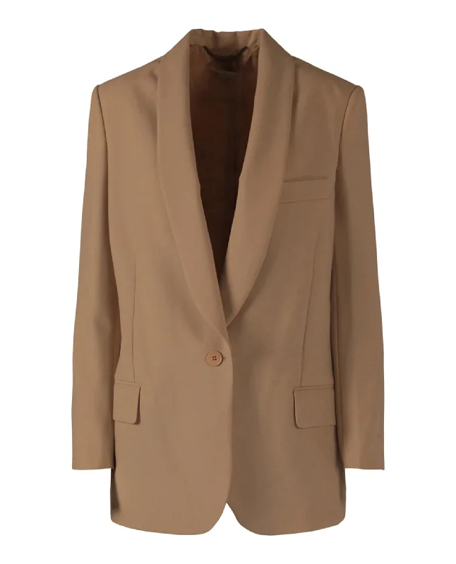 Stella McCartney Womens Allison Wool Blazer