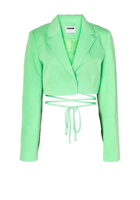 Noisy May Cropped Tie String Blazer, Spring Banquet