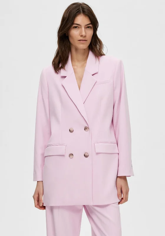 Selected Femme Myla Relaxed Blazer, Sweet Lilac