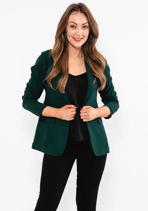 Seventy1 Single Button Blazer, Forest Green