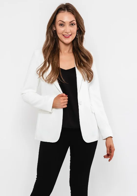 Seventy1 Single Button Blazer, White