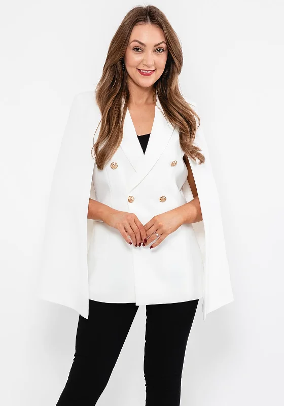 Seventy1 Cape Sleeve Blazer, White