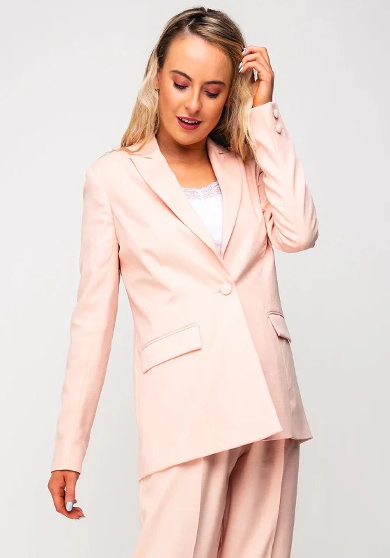 Seventy1 Long Blazer Jacket, Peach