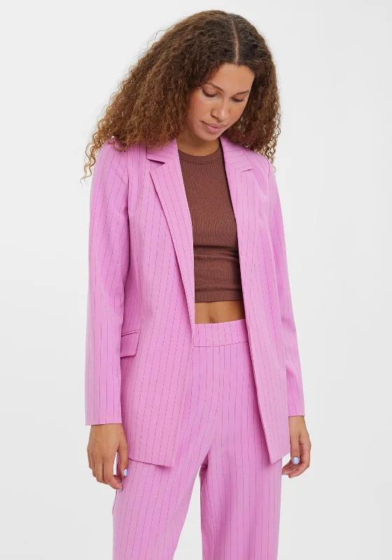 Vero Moda Pinstripe Blazer, Cyclamen