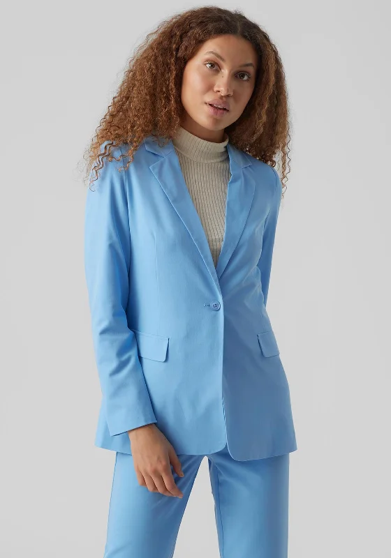 Vero Moda Zelda Loose Blazer, Little Boy Blue