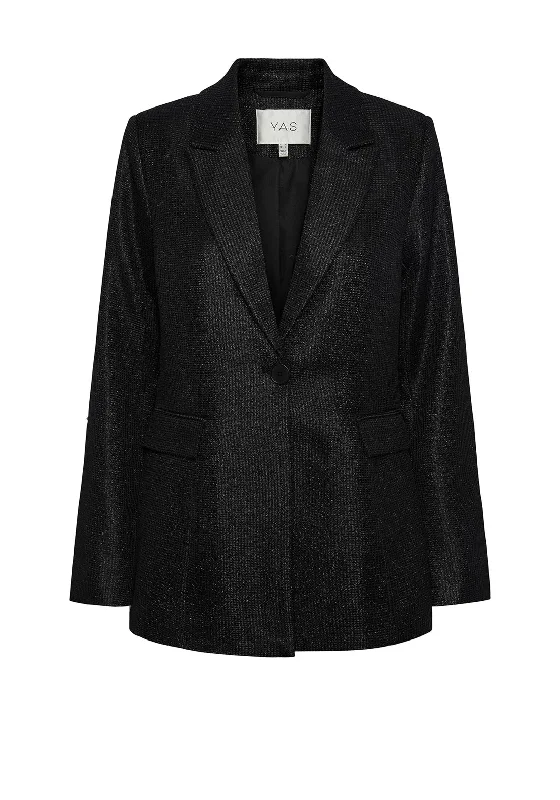 Y.A.S Deleya Glitzy Blazer, Black