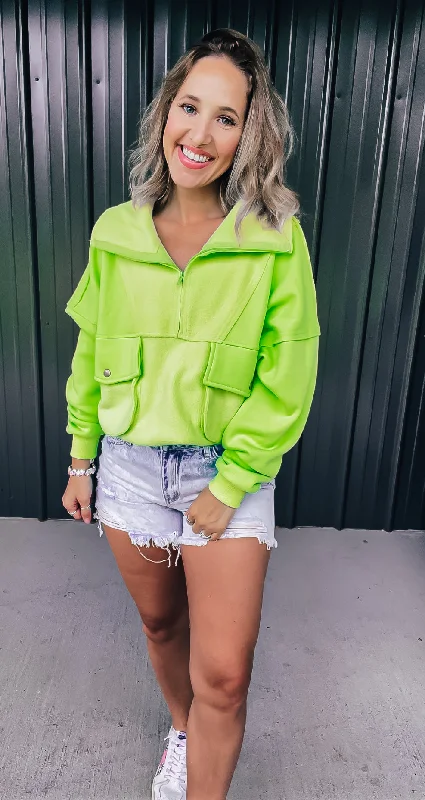 Neon Lime Pullover